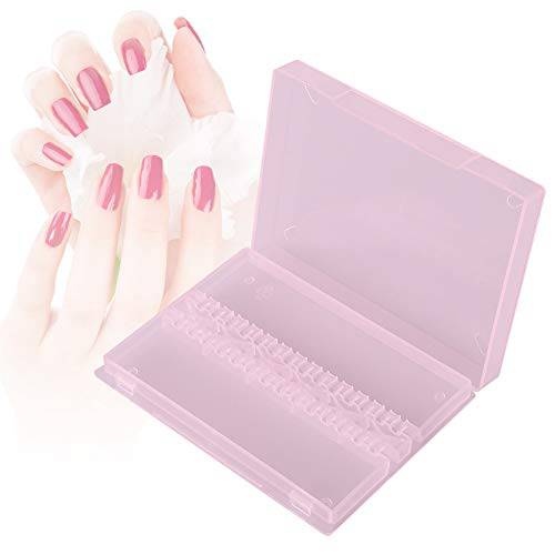 Nail Drill Bit Box, 14 Holes Professional Nail Art Polishing Grinding Drill Bit Holder Display Storage Box(Pink)