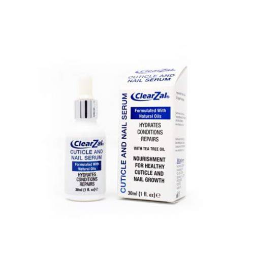 ClearZal Cuticle & Nail Serum, Protect, Hydrate with Vitamin E and Jojoba Oil, Bottle includes Dropper 1oz