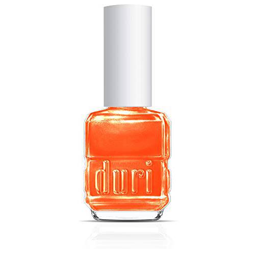 duri Nail Polish, 105S, That Summer Feeling, Shimmer Pastel Orange Shade, 0.5 fl.oz. 15 ml.