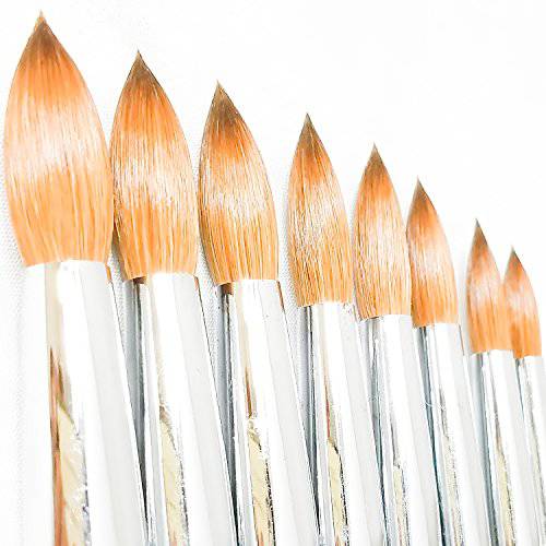 Professional 100% Kolinsky Acrylic Nail Brush For Gel 3D Powder Designs Nail Art Sculptor Manicure Pedicure Wooden Handle High Quality (12)