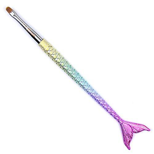 Whats Up Nails - Mermaid 2 Round Brush for Clean Up Cuticles Skin Around Nail