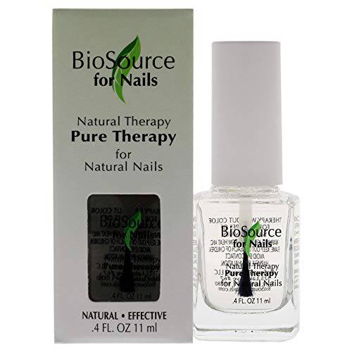 BioSource for Nails Natural Therapy Pure Therapy Clear Coat, 0.4 oz