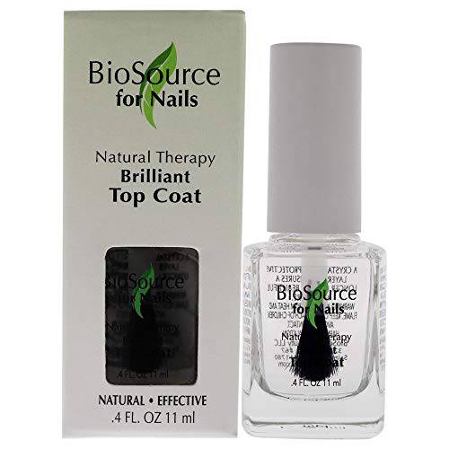 BioSource for Nails Natural Therapy Brilliant Top Coat, 0.4 oz