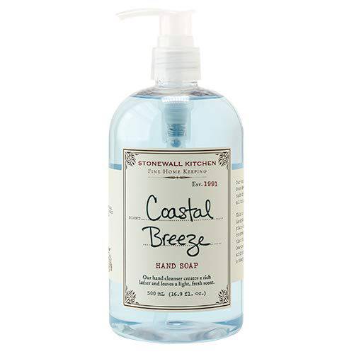 Stonewall Kitchen Coastal Breeze Hand Soap, 16.9 ounces (Pack of 2)