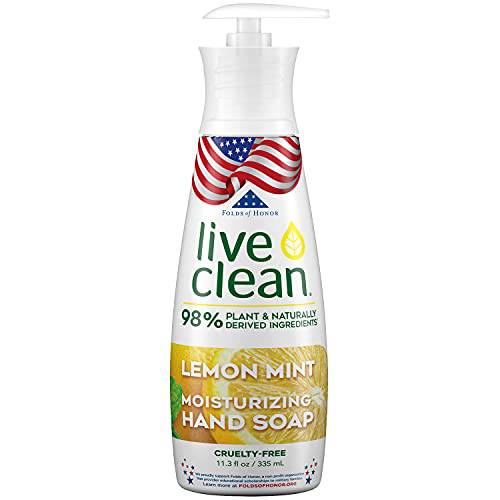 Live Clean Lemon Mint Liquid Hand Soap 11.3oz