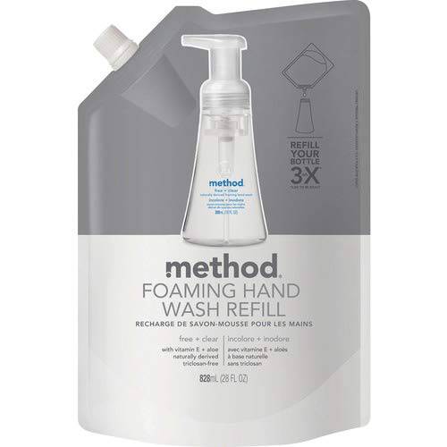 Method Foaming Hand Wash Refill, Fragrance-Free, 28 oz