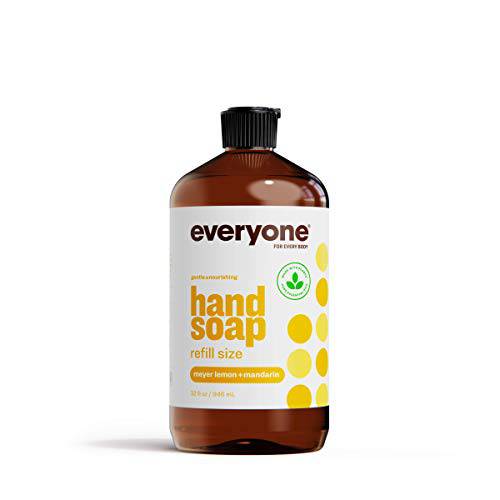 Everyone Gentle + Nourishing Hand Soap, Meyer Lemon + Mandarin, Refill Size, 32 Fl Oz