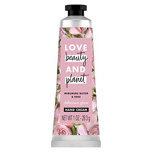 Love Beauty & Planet Murumuru Butter & Rose Travel & Trial Hand Lotion Delicious Glow 1 oz 24 Count