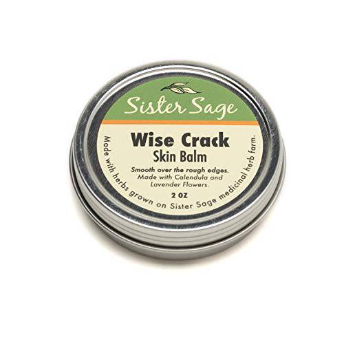 SISTER SAGE Wise Crack Skin Balm, 100% All Natural Rich Hand Balm With Shea Butter (2 Oz)