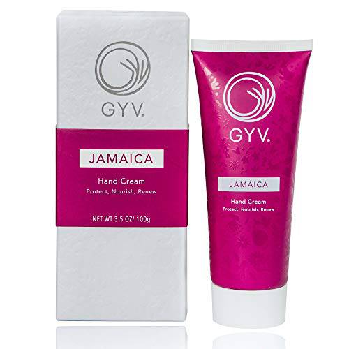 GYV Moisturizing Hand Cream (3.5 oz) for Women, Men | Botanical Oils Formula for Dry Skin (Jamaica)