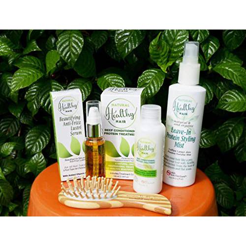 Natural Healthy Hair Bundle with Deep Conditioning Protein Treatment and 3 Amazing aftercare products