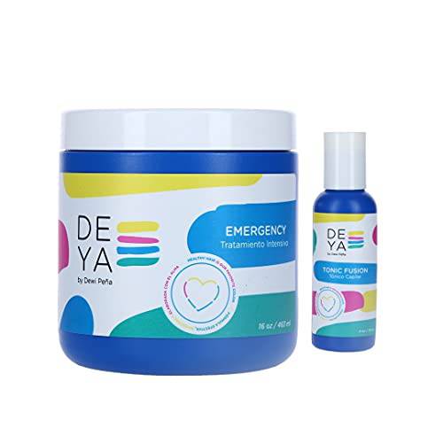 DEYA Emergencia Reparadora Hidratante- Hydrating Protein Repair Emergency Mask with Argan, Olive, Macadamia and Avocado Oils. 16 OZ