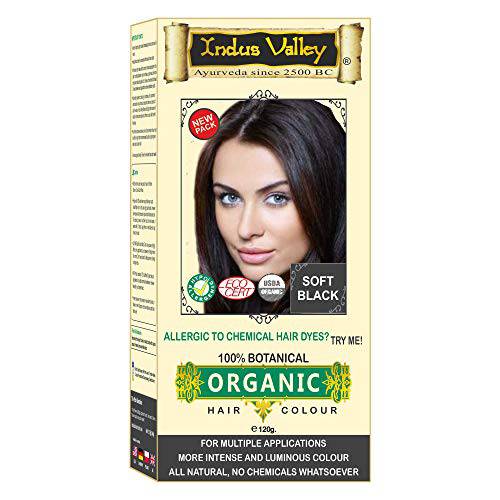 Indus Valley 100% Botanical Hair Color (Soft Black)