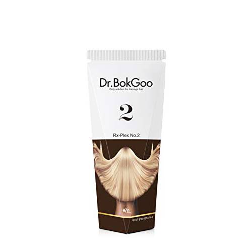eZn Dr.BokGoo Keratin Treatment Damaged Hair Professional Salon Care Contain Collagen Protein, Bilberry Fruit, Sugarcane, Rosemary Extract 8.4oz / 250ml