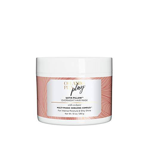 ORLANDO PITA PLAY Satin Pillow Overnight Hair Mask, Hydrates & Replenishes Hair with Intense Moisture & Shine, Promotes Visually Soft, Smooth, & Silky Tresses After Just One Use, 10 oz