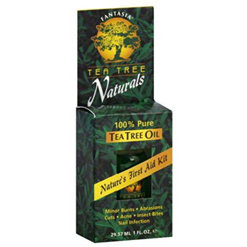 Fantasia Tea Tree Naturals 100% Pure Tea Tree Oil, 1 oz (Pack of 2)