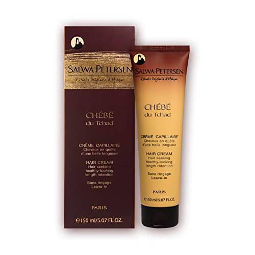 Salwa Petersen - Chébé du Tchad Hair Cream - 1.7oz - Hair Strengthening and Length Retention - All Hair Textures - Award Winning Clean Beauty - Vegan - Color Safe - Results Driven - Made in France