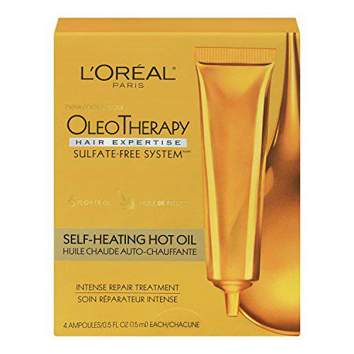 L’Oreal Paris Hair Expertise OleoTherapy Self Heating Power Doses, 1 Count