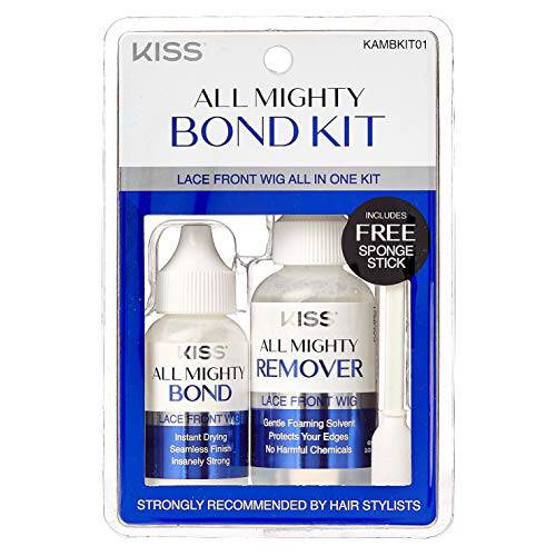 Kiss All Mighty Bond Lace Front Wig Glue and Remover Kit