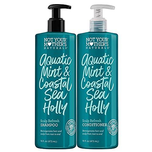 Not Your Mother’s Naturals Aquatic Mint Blue Sea Holly Shampoo + Conditioner Set - 16 Oz (1 Of Each)
