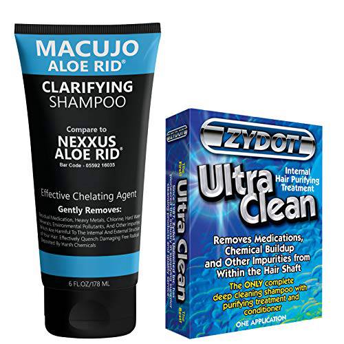 Macujo Aloe Rid Old Formula Shampoo With Zydot Ultra Clean Shampoo