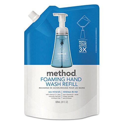 Method 00667 Foaming Hand Wash Refill, Sea Minerals, 28 oz Pouch