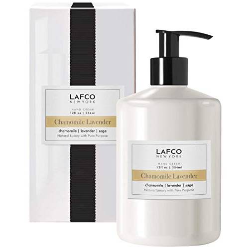 LAFCO New York – Body Care Hand Cream in the Scent Chamomile Lavender with Hints of Chamomile, Lavender and Sage (12 oz.)