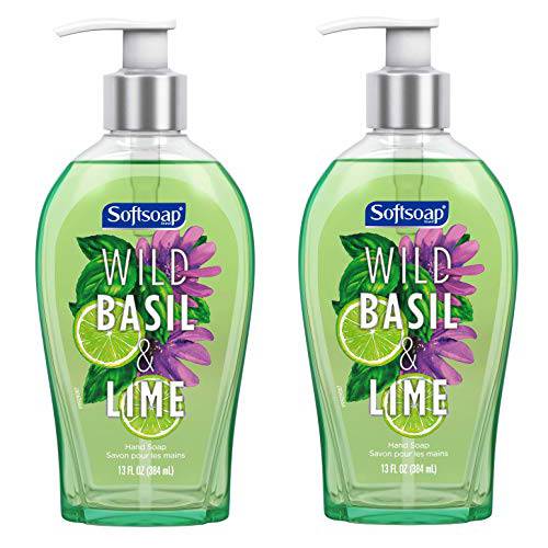Softsoap Wild Basil & Lime Hand Soap 13 Fl Oz (Pack of 2)