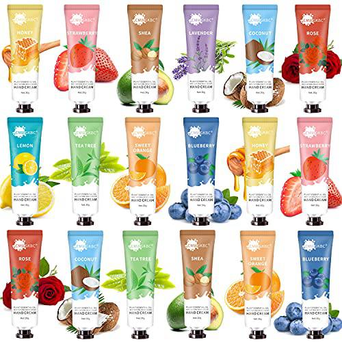 20 Pack Hand Lotion for Dry Hands,Natural Hand Cream for Women Hand Lotion Travel Size Body & Hand Moisturizer With Vitamin E, Christmas Gifts for Women & Girls, Lotion Sets for Women Gift Mini Lotion