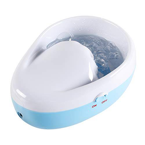 Electric Bubble Nail Soaking Bowl, Manicure Hand Bowl Jet Spa Massage Soak Soothing Relaxing Manicure Machine Soften Cuticles