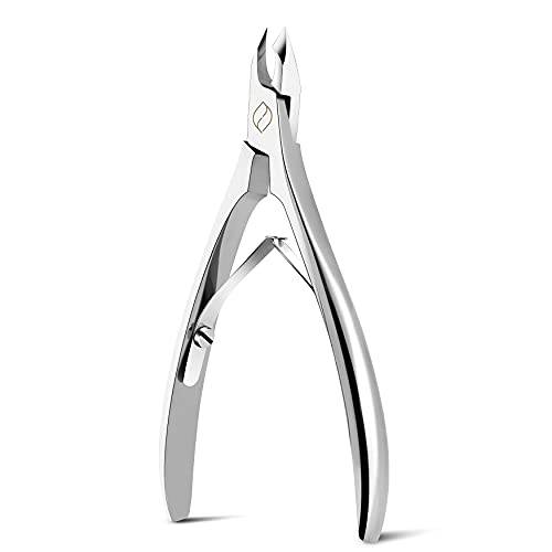FERYES Cuticle Trimmer Hangnail Nippers, Extremely Sharp Cuticle Remover Cutters, Cuticle Clipper for Manicure and Pedicure - Surgical Grade Stainless Steel - 6mm Jaw