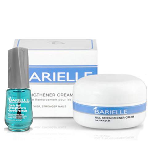 Barielle Nail Strengthener and Garlic Nail Strengthener and Growth Formula 2-Piece Set