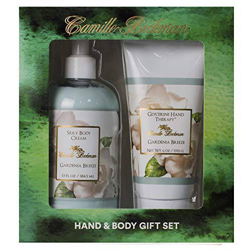 Camille Beckman Hand and Body Duet Set, Silky Body and Glycerine Hand Cream, Camille