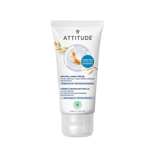 ATTITUDE Hand Cream with Oatmeal for Sensitive Skin Care