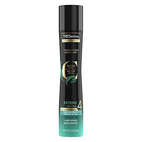 TRESemmé Compressed Micro Mist Hair Spray Extend Hold Level 4 5.5 oz, Pack of 6