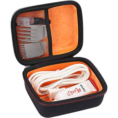 Mchoi Hard Carrying Case Fits for Wahl Professional Peanut Classic Clipper Trimmer 8685 8655 8655-200 8633 8081 8035 and Attachment Comb, Oil, Cleaning Brush, Blade Guard, Case Only