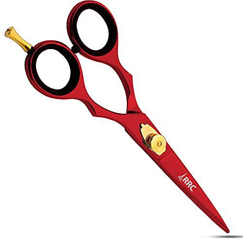 Professional Hair Cutting Scissors - Barber Scissor - 6.5 Inch Hair Shears | Razor Edge Hair Scissor- Hair cutting shears For Home & Salon (Silver)