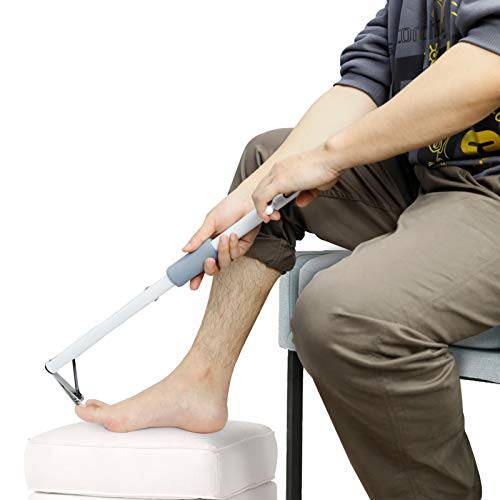 New Long Handled Toenail Clippers 2.0 for Unreachable Toenails, 4MM Big Opening, Nail Clipper Locking Groove, Free Bending Toenails Clippers for The Seniors,Fat,Disabled (S-Length 23.6 inches)