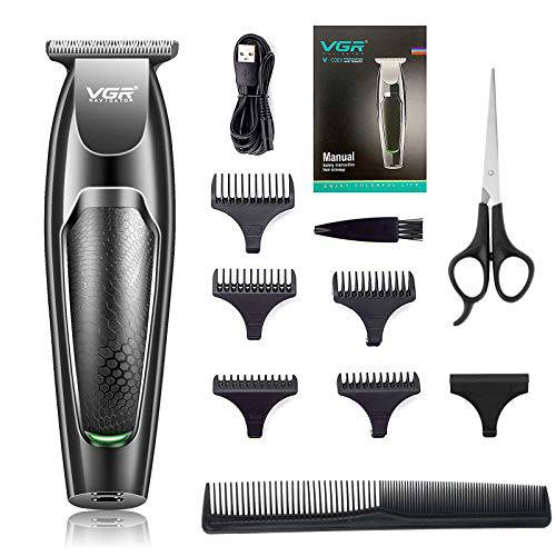 Hair Clippers for Men, Cordless Hair Trimmer Clippers for Hair Cutting Kit, Professional Rechargeable Haircut Trimmer Kit with 1 Scissors, Electric Clippers for Stylists and Barbers