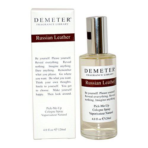Demeter Cologne Spray for Women, Russian Leather, 4 Ounce
