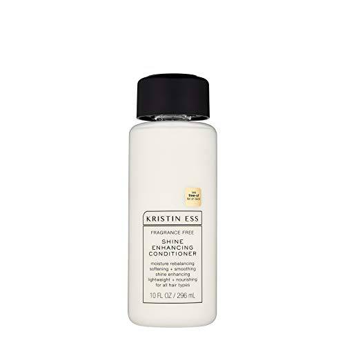 Kristin Ess Hair Fragrance Free Shine Enhancing Conditioner for Moisture, Hydration + Shine, Vegan, Paraben, Sulfate, Phthalate and Silicone Free, Gluten Free, 10 fl. oz.