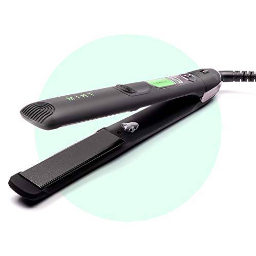 Professional Series Ultra-Smooth Cosmo Flat Iron for Thick Hair by MINT | Powerful Salon-Grade Single-Pass Ceramic Tourmaline Ionic Hair Straightener. Travel-Ready Dual Voltage.