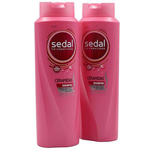 Sedal CoCreations Ceramides Hair Shampoo and Moisturizing, 2 Pack of 11.80 Oz Bottles