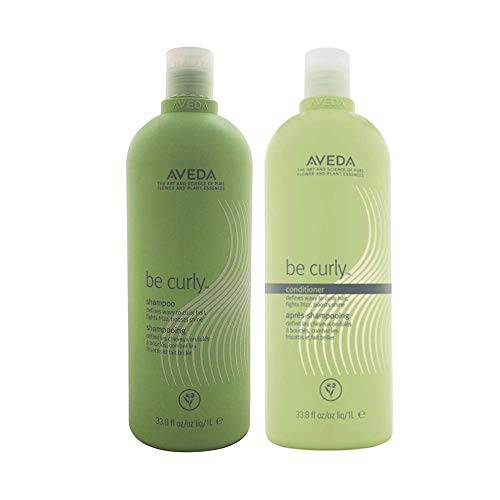 Aveda AVEDA Be Curly Shampoo & Conditioner Liter Duo Set, 33.8 Ounce ()