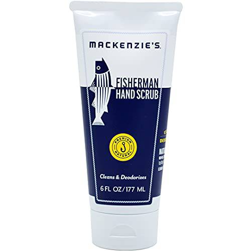 MacKenzie’s Fisherman Hand Scrub - 6 Oz - Cleansing & Deodorizing Hand Cleaner - Gifts for Fisherman, Cooks & Gardeners
