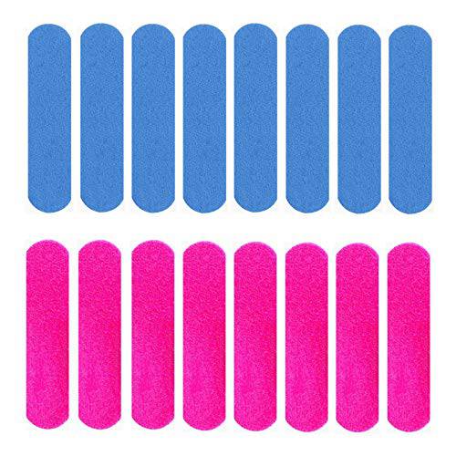 Transun Moo Mini Nail Files Bulk, 100 Pack 2 Inches Disposable Double Sided Emery Boards Manicure Pedicure Tools
