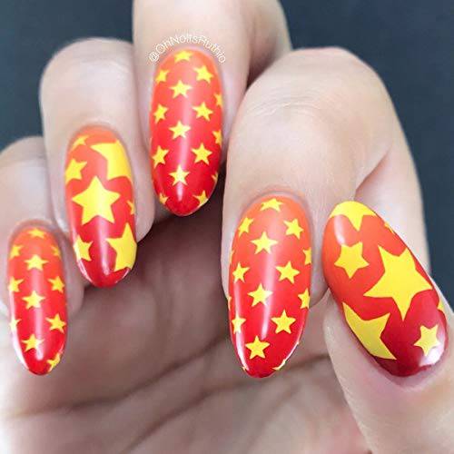 Whats Up Nails - B048 Simple Shapes Stamping Plate for Nail Art Design
