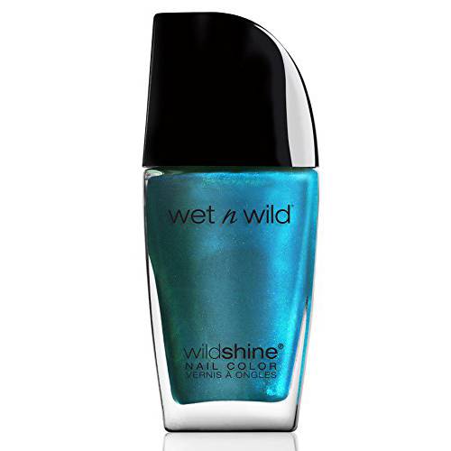 Wet n Wild Shine Nail Color, Bijou Blue, 0.41 Fluid Ounce