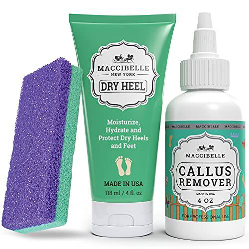 Maccibelle Callus Remover EXTRA STRENGTH For Feet, Professional Callus and Corn Eliminator Liquid Gel 4 oz