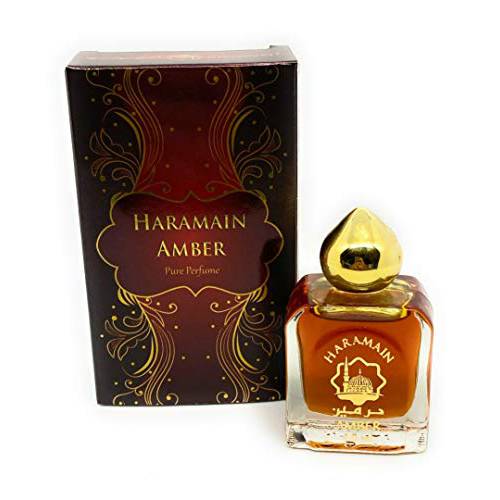 Haramain Amber - 20 ml Long Lasting Perfume Oil - Strong Amber Fragrance